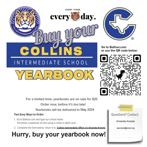 Information on how to order a yearbook